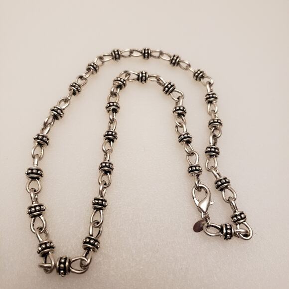 Premier Designs vintage‎ silver tone heavy chain collar necklace - Picture 4 of 5